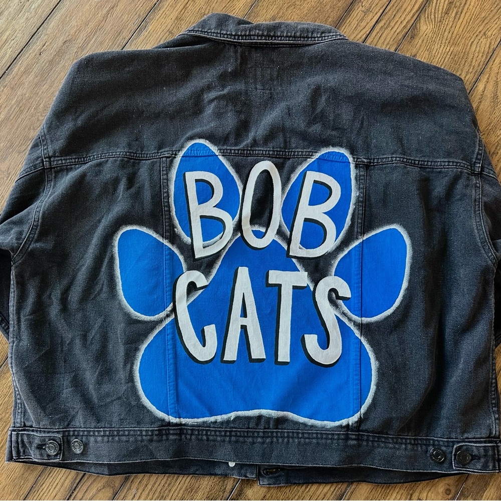 Bobcats Black Denim Jacket